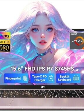 Laptop - NIMO 15.6" IPS FHD-Gaming-Laptop, 8 Cores AMD Ryzen 7 8745HS 16GB